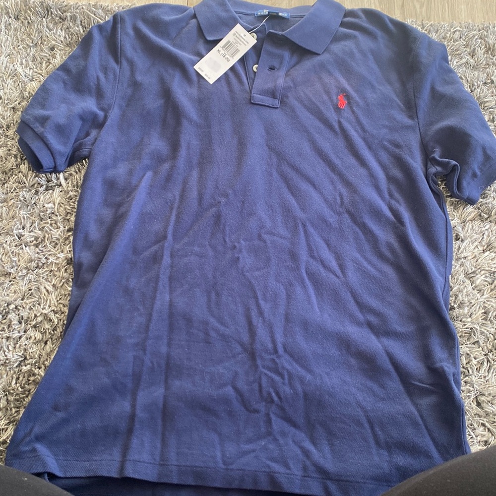 NWT navy polo